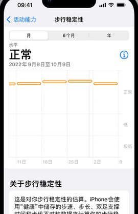 涪城iPhone手机维修如何在iPhone开启'步行稳定性通知'