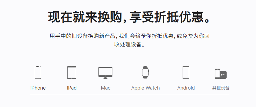 涪城苹果手机维修分享iPhone以旧换新的去处 