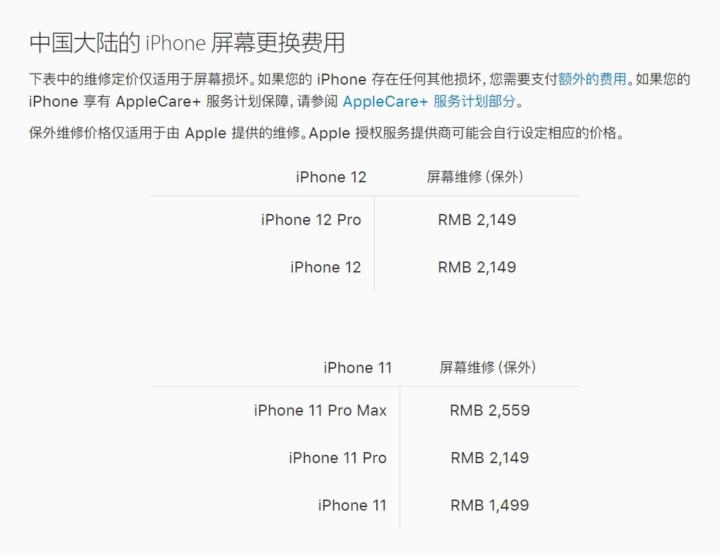 涪城苹果手机维修分享iPhone 12/12 Pro 更换屏幕多少钱 